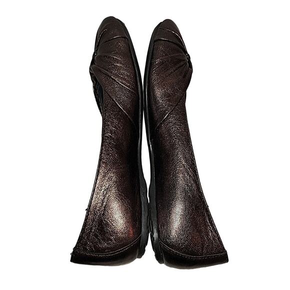 Born Adele Bronze Leather Ballet Flats, 6.5 - Picture 5 of 8